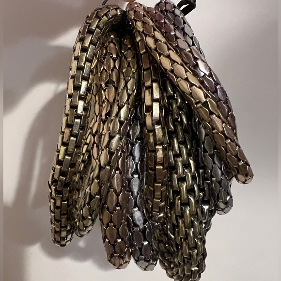 ZARA Kate Moss Bobby Gillespie CAPSULE COLLECTION Gold Chunky Bracelet Mob Wife - Picture 3 of 6